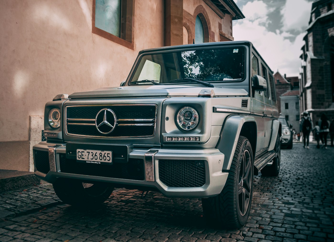4x4 vehicle on a mountain trail